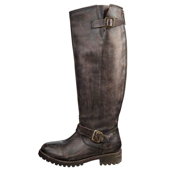 Freebird By Steven Women’s Battle Brown Lug Sole Tall Boot Size US 9 - Picture 3 of 13